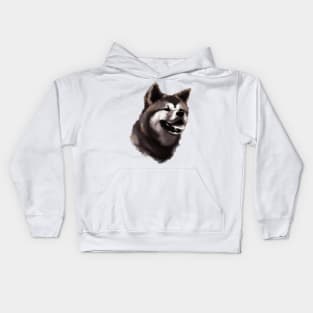 Akita Great Japanese Dog Kids Hoodie